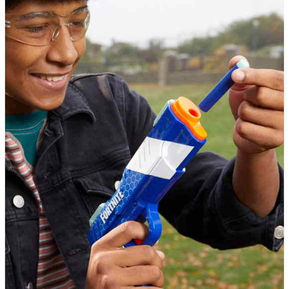 Nerf Fortnite Dual Pack Flint Knock Blasters  and Darts NWT - Picture 5 of 6
